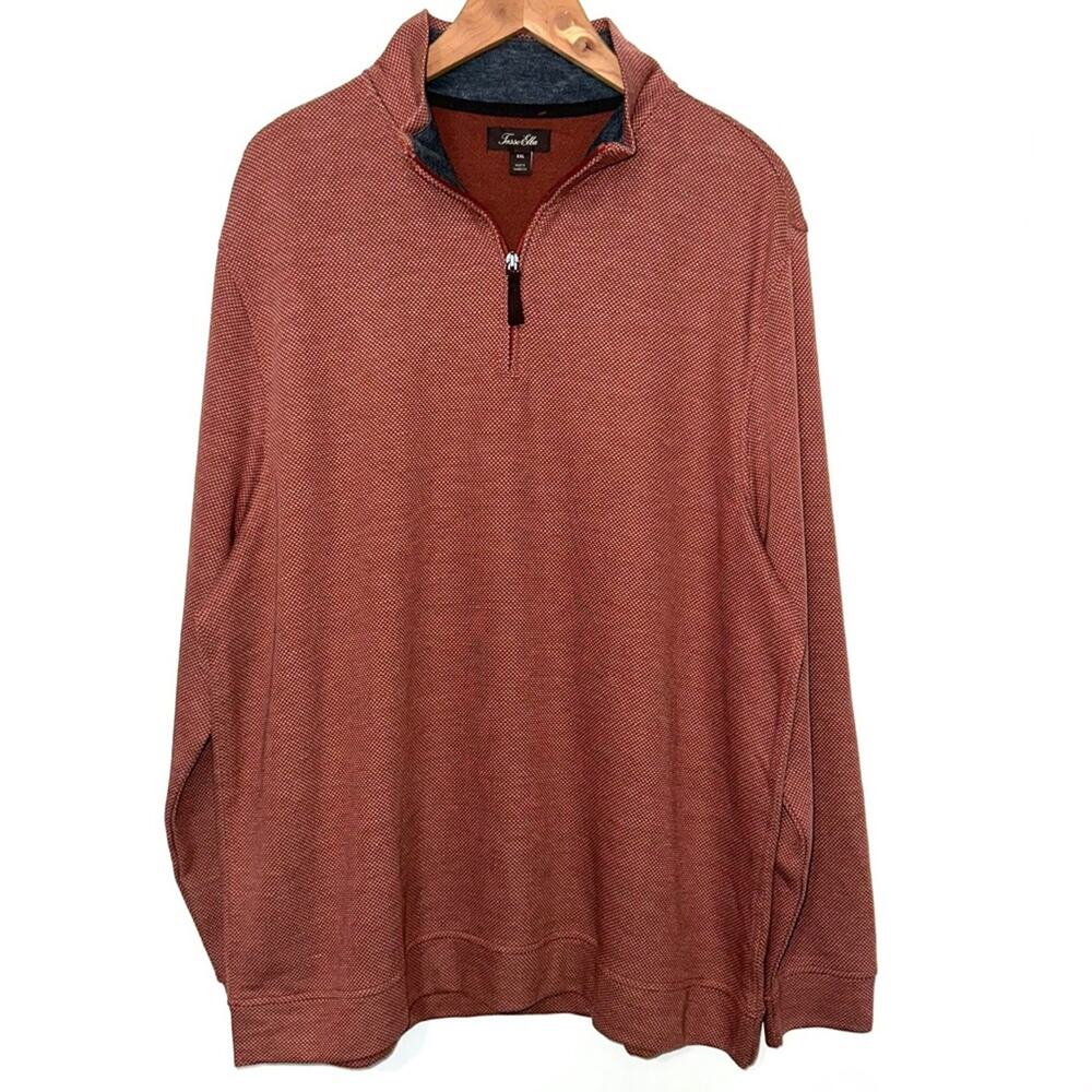 Tasso Elba Quarter Zip Pullover